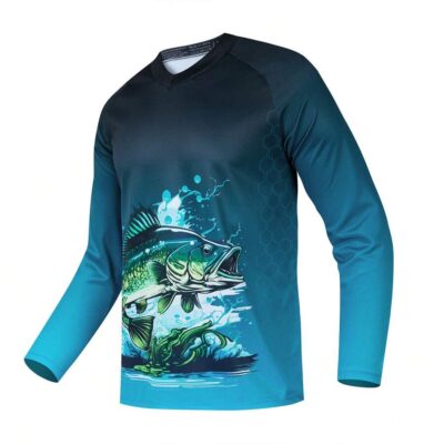 Tricou pescuit unisex cu mânecă lungă